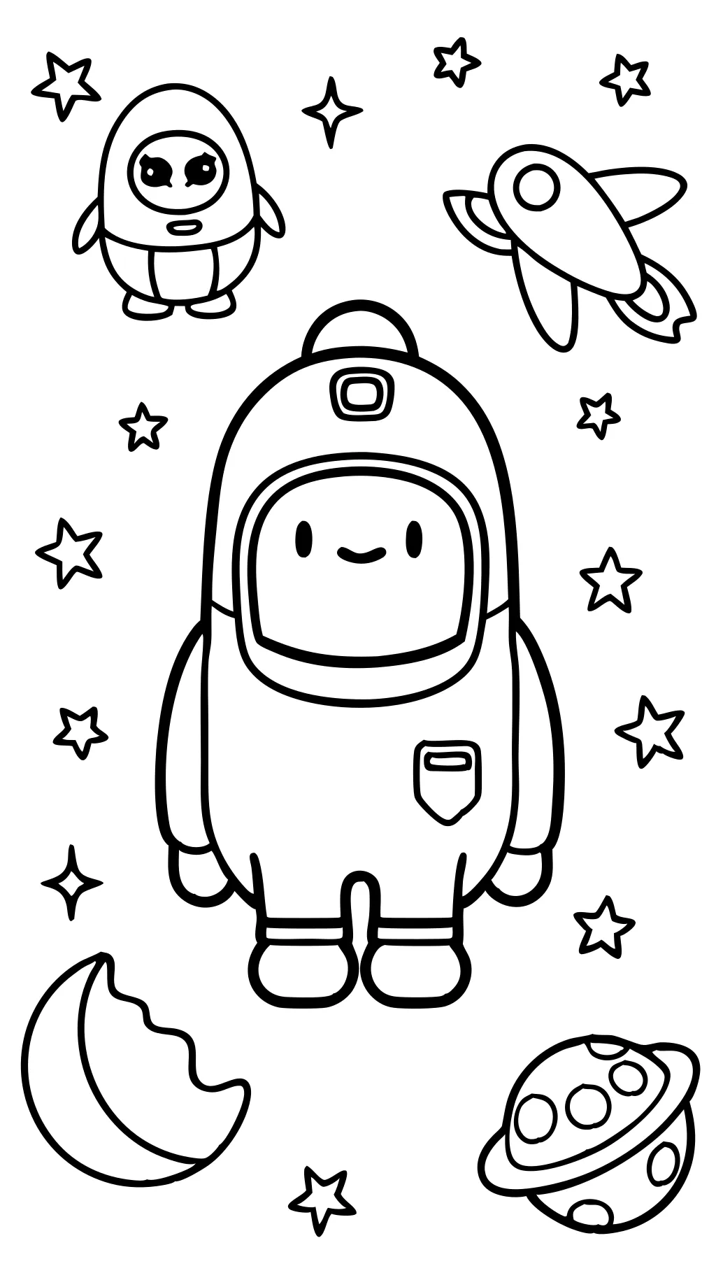 among us coloring page